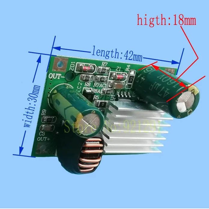 DC30-120V 24V 2A step-down DC-DC converter1